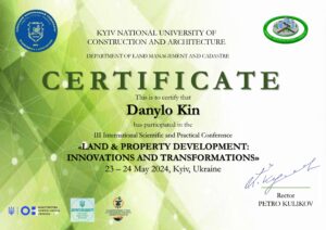 Danylo Kin_Land_Develop_KNUCA_2024